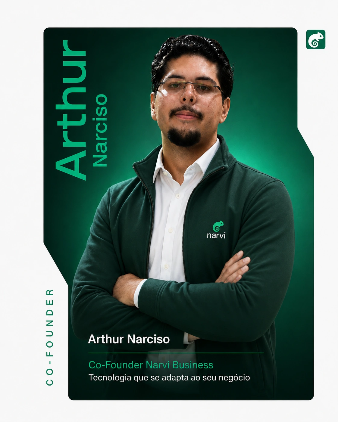 Arthur Narciso, cofundador da Narvi Business